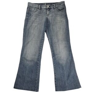 Seven For All Mankind A-Pocket Jeans Women 28 Bootcut Embellished Crystal Y2K US